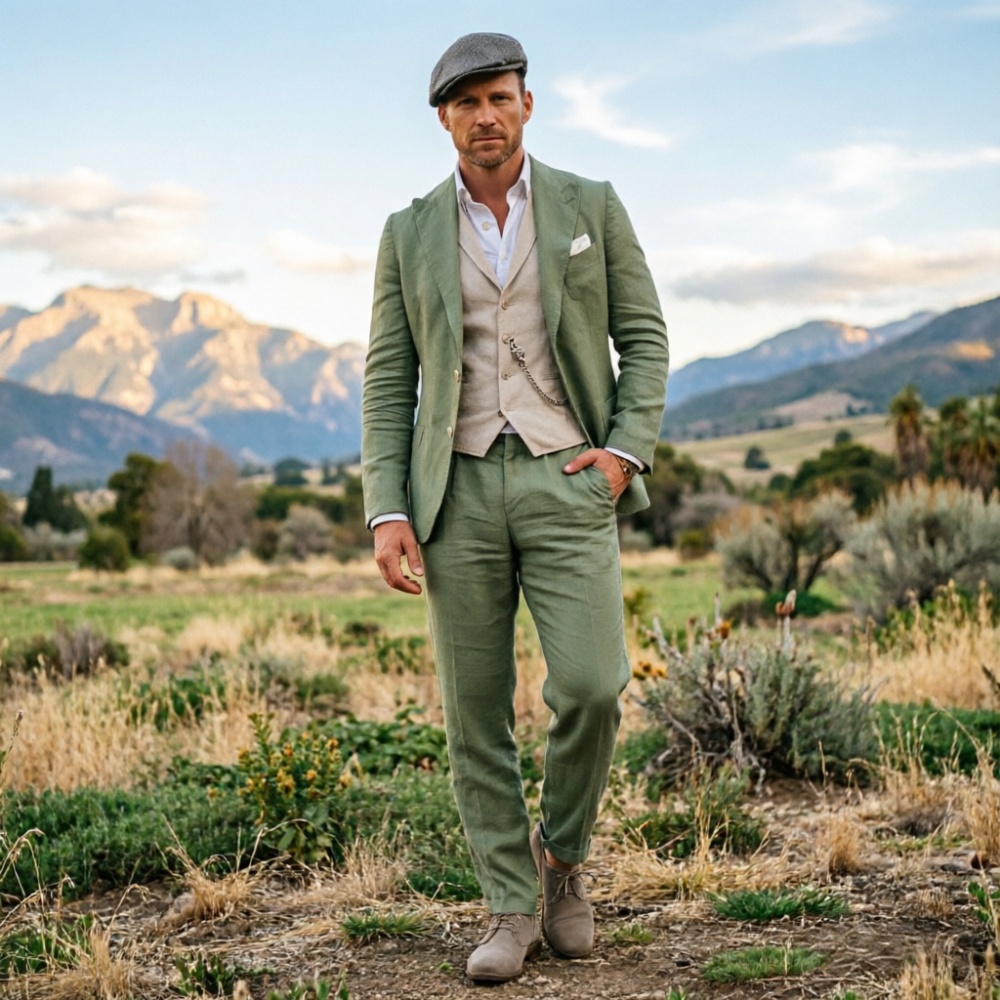 Men Formal Wear Summer - Setelan Jas Pria 3 Potong Warna