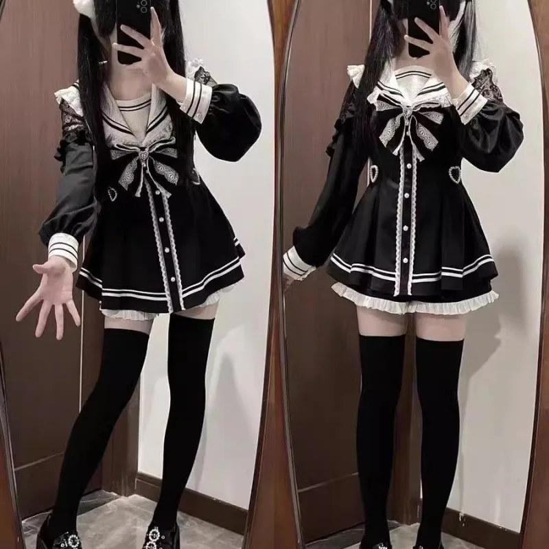 Slim Fit Suit Set - Gaun Cosplay Jirai Kei Anak Perempuan