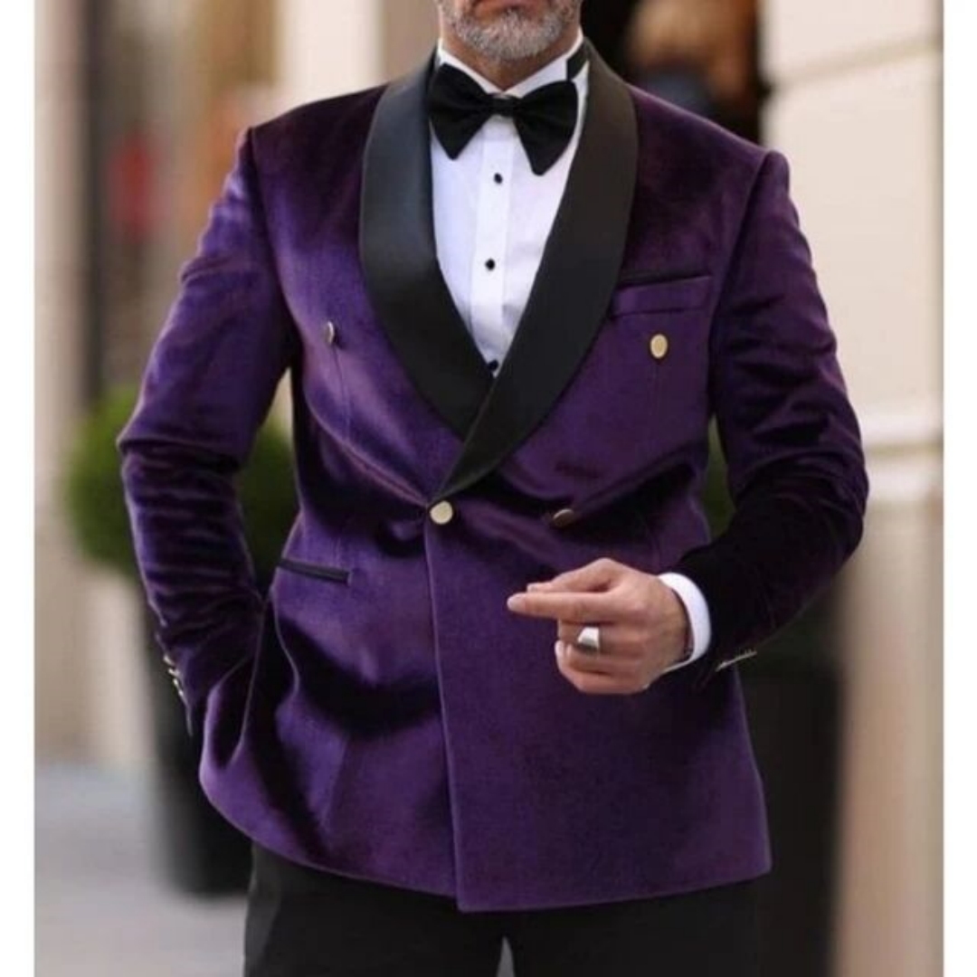 Men Formal Wear With Coat - Jas Pengantin Pria Velvet XS-6XL, Blazer,