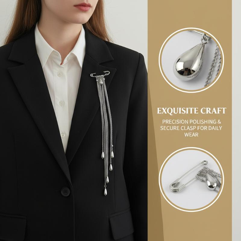 Mens Formal Look - Bros Rumbai Tetesan Air Elegan untuk