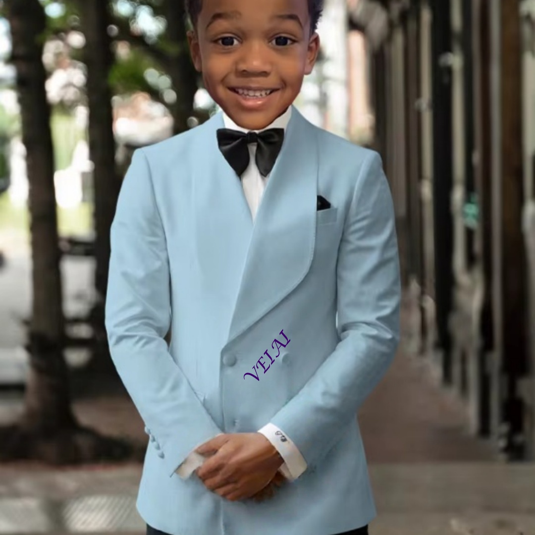 Slim Fit Suit Set - Setelan jas dua potong untuk anak