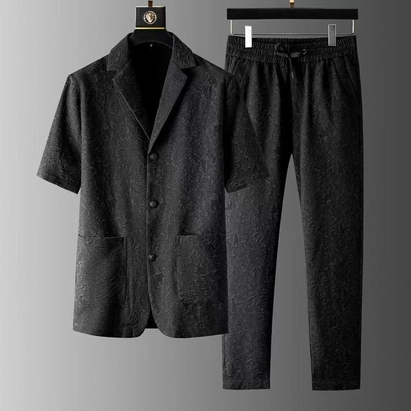 Mens Formal Look - Setelan Kasual Lengan Pendek Baru Musim