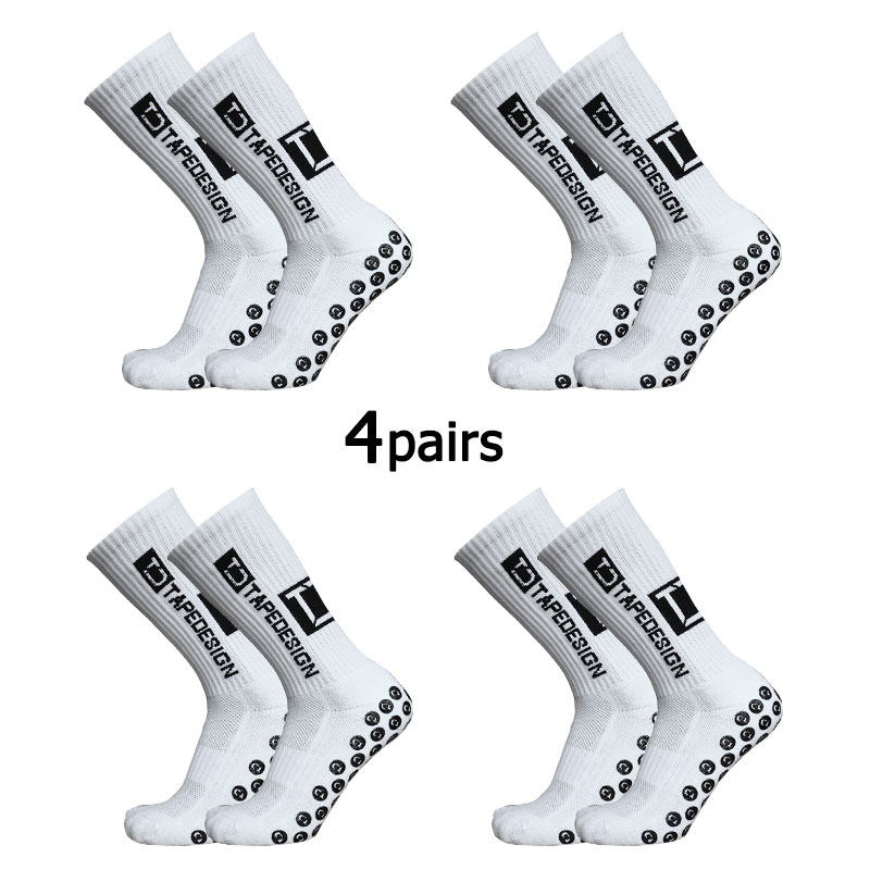 Sock Garter Men - 4 pasang/lot kaus kaki sepak bola