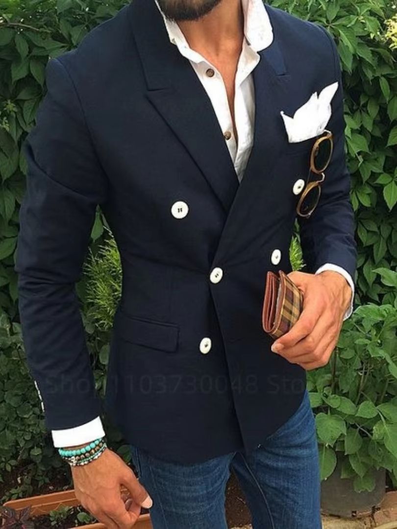 Jas Pria Pernikahan 6XL Blazer - Men Formal Wear With Coat ulasan dan harga