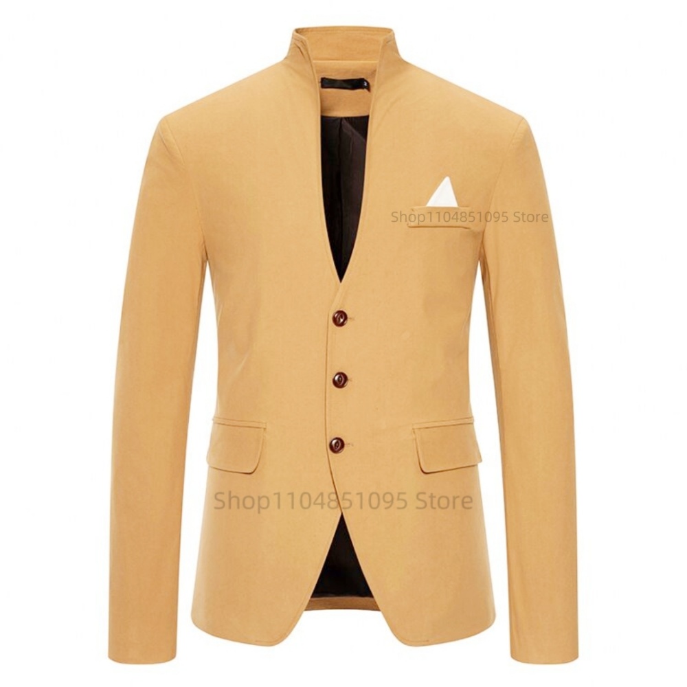 Blazer Pria Polos, Jaket Bisni - Men Formal Wear With Coat ulasan dan harga