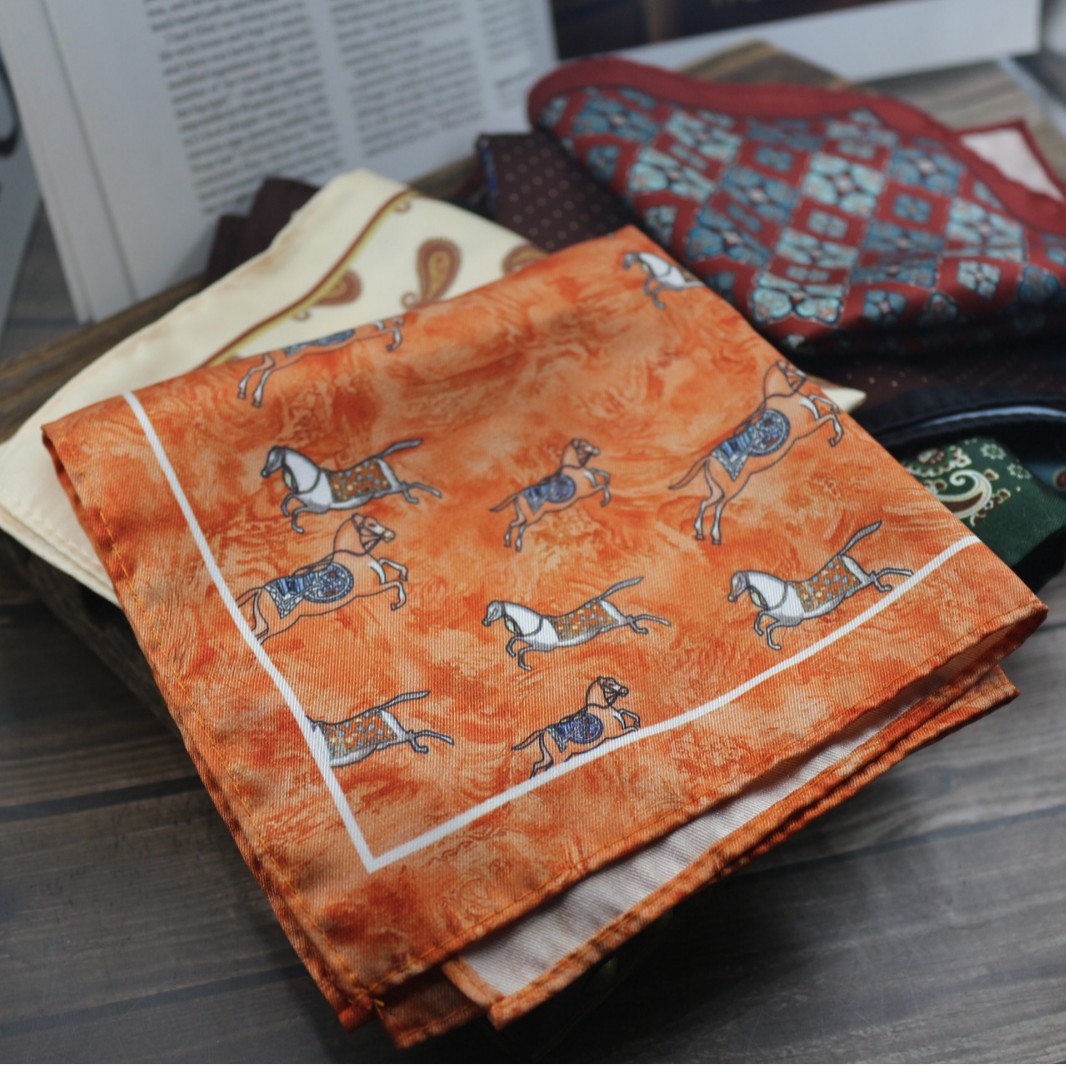 Sapu Tangan Pria Motif Vintage - Formal Wear Men H&M ulasan dan harga