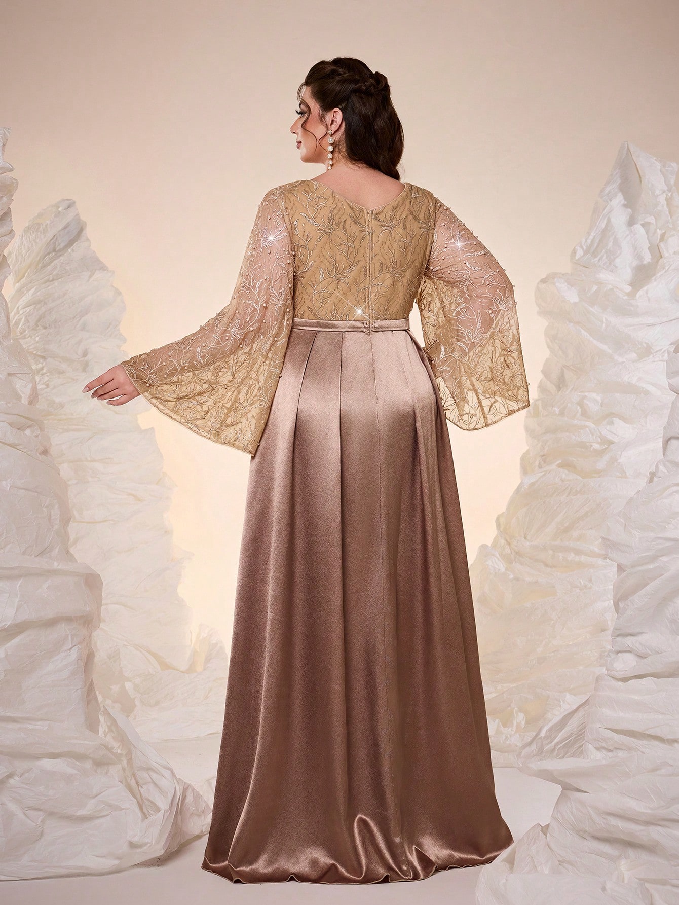 Anpoket, V-neck, Elegan, Gaun  - Men'S Formal Wear For Wedding Guest ulasan dan harga