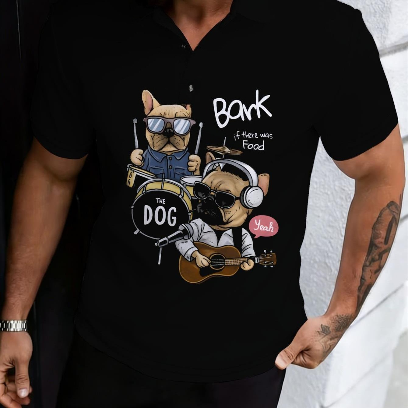Kaos Polo Kasual Pria Hitam de - Men Formal Wear Summer ulasan dan harga