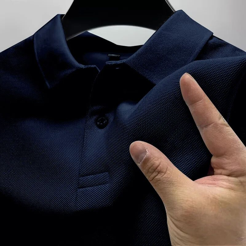 Kaos Polo Kasual Pria Hitam de - Men Formal Wear Summer ulasan dan harga