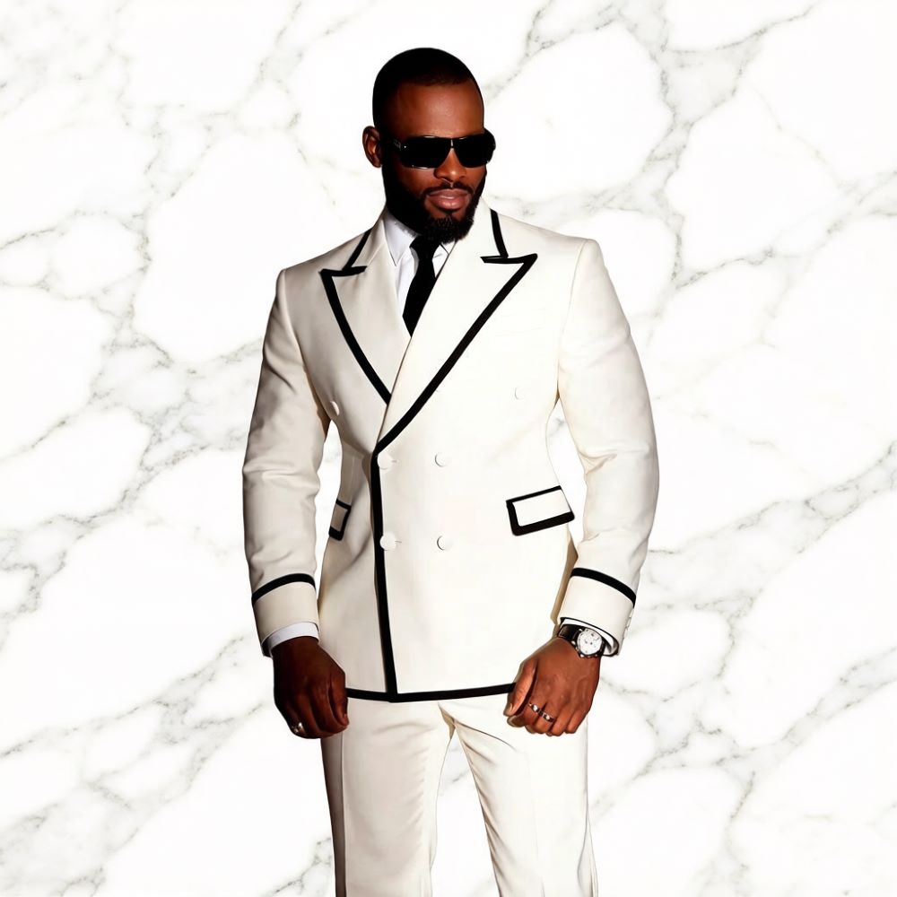 Setelan Jas Pria Warna Putih d - Mens Formal Look ulasan dan harga
