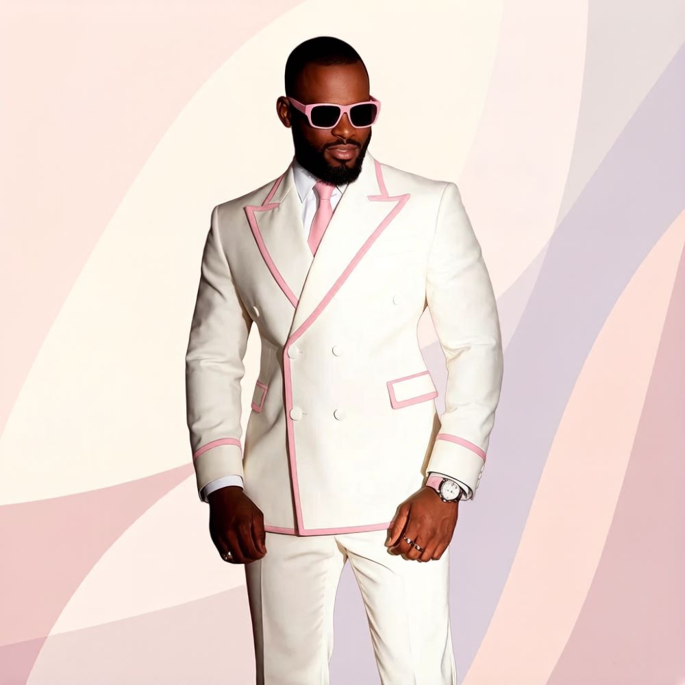 Setelan Jas Pria Warna Putih d - Mens Formal Look ulasan dan harga