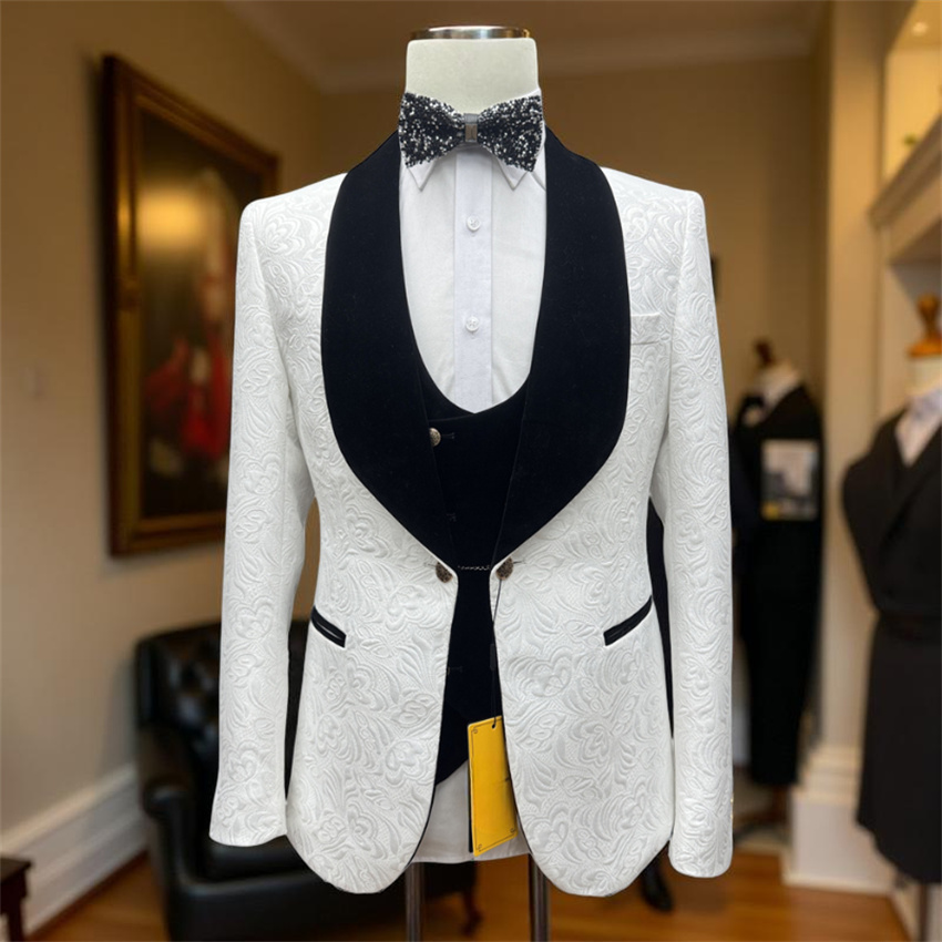 3 Pcs Setelan Jas Pengantin Pr - Formal Wear For Men Black Suit ulasan dan harga