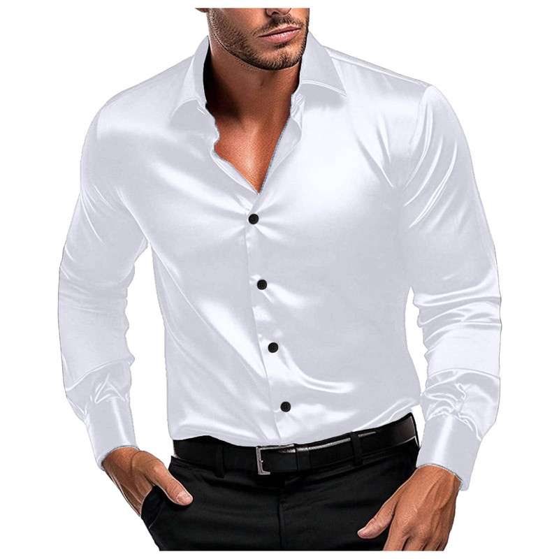 Kemeja Pria Lengan Panjang Sat - Mens Formal Look ulasan dan harga