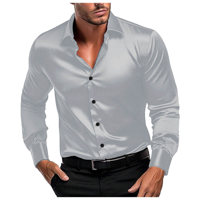 Kemeja Pria Lengan Panjang Sat - Mens Formal Look ulasan dan harga