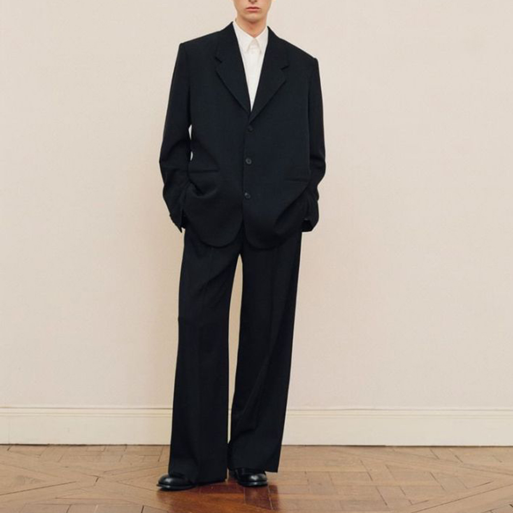 Setelan Jas Pria Hitam Oversiz - Formal Wear For Men Black Suit ulasan dan harga