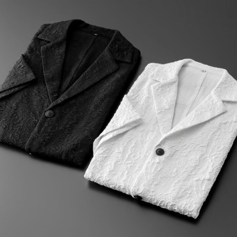 Setelan Kasual Lengan Pendek B - Mens Formal Look ulasan dan harga